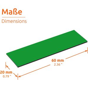 Produktbild für Magnetschilder ECENCE 23040304, grün