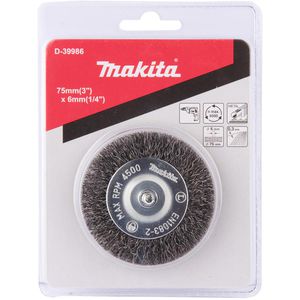 Produktbild für Drahtbürste Makita D-39986, Scheibenbürste Ø 75mm
