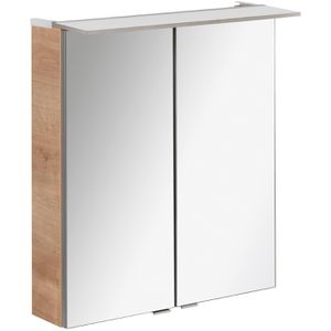 Produktbild für Waschtisch Fackelmann B.perfekt, mit Spiegelschrank, eiche