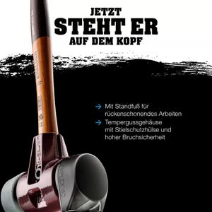 Produktbild für Schonhammer HALDER SIMPLEX, 3027.260, Kopf-Ø 60mm