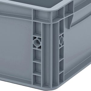 Produktbild für Eurobox AUER EG 43/17 HG, grau, 15 Liter