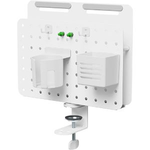 Produktbild für Tischtrennwand LogiLink Pegboard PB0106, weiß