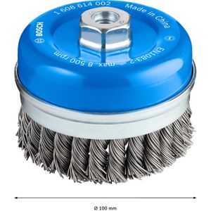 Produktbild für Drahtbürste Bosch 1608614002, Topfbürste Ø 100mm