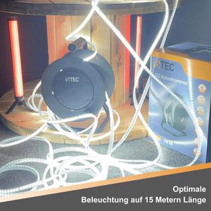 Produktbild für Lichtschlauch BTEC LED Strip Kabeltrommel, kaltweiß