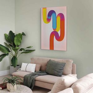 Produktbild für Wandbild Artgeist Colorful Turns