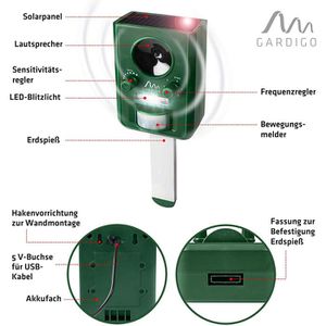 Produktbild für Tiervertreiber Gardigo Solar