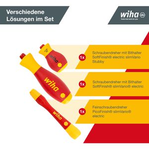 Produktbild für Werkzeugtasche Wiha slimVario electric, 43465