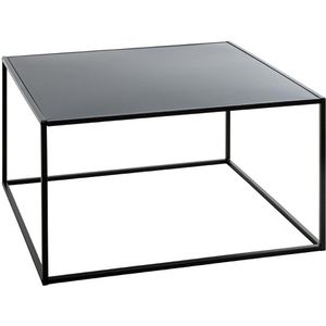 Produktbild für Beistelltisch Haku-Möbel 25516, Melbourne, schwarz, aus Metall