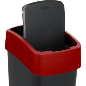 Produktbild für Mülleimer Curver Flip Bin 45L, rot