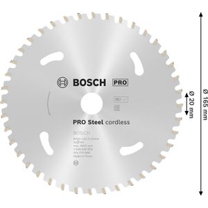 Produktbild für Kreissägeblatt Bosch PRO Steel Cordless, 2608846858