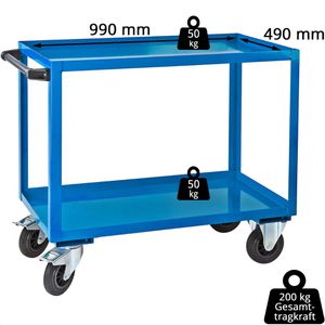 Produktbild für Tischwagen ADB 21042, aus Metall