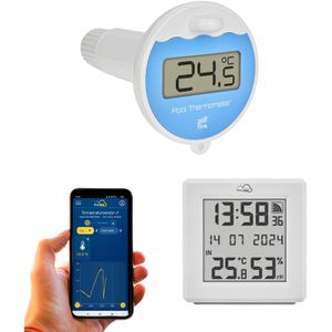 Produktbild für Poolthermometer TFA 35.8110.02 TFA.me Starter Set, Funk