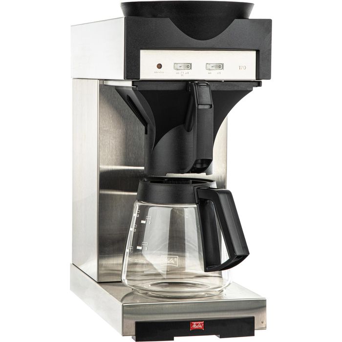 Melitta Filter-Kaffeemaschine 170 MT, silber / schwarz 20347 bei günstig kaufen Melitta Filter-Kaffeemaschine 170 MT, silber / schwarz 20347 bei günstig kaufen