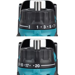 Produktbild für Akku-Bohrschrauber Makita DDF491Z, mit Wechselkopfsystem