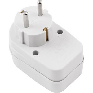 Produktbild für Steckdosenadapter McPower 1300470, weiß