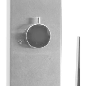 Produktbild für Gartendusche vidaXL 48198, Gerade, Kaltwasserdusche, silber