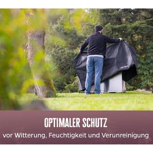 Produktbild für Grillabdeckung Grillfürst 19-013, aus Gewebematerial, schwarz