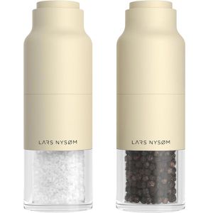 Produktbild für Gewürzmühle LARS-NYSØM Omvendt Almond Beige, Höhe 15,2 cm