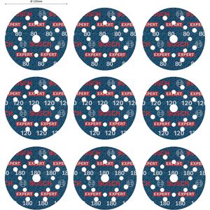 Produktbild für Schleifpapier Bosch Expert O780 Körnung 80-180 Set