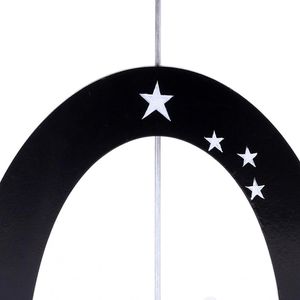 Produktbild für Weihnachtspyramide BRUBAKER modern schwarz / weiß