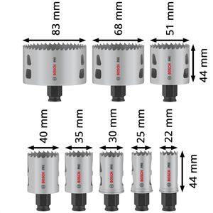 Produktbild für Lochsäge Bosch PRO Multi Material PC Plus, 11-teilig