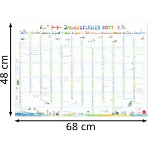 Produktbild für Plakatkalender Heye 1584, Helme Heine Posterplaner, Jahr 2027