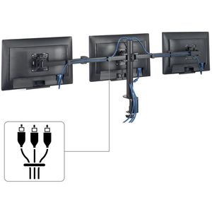 Produktbild für Monitorhalterung Hama 118495, VESA 75x75 &amp; 100x100 mm