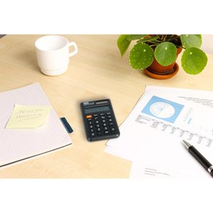 Produktbild für Taschenrechner TipTop-Office DG-100, Premium, klein, schwarz