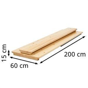 Produktbild für Stehtisch RUKU1952 202436, Fichte / schwarz