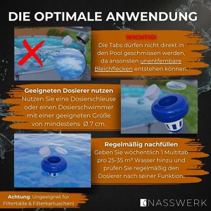 Produktbild für Chlor NASSWERK organisch, langsamlösliche 5in1 Multitabs