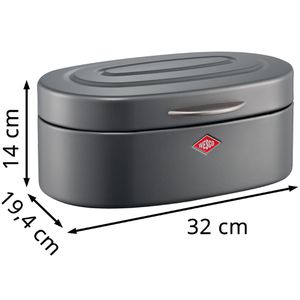 Produktbild für Brotkasten Wesco Elly Medium, Stahlblech
