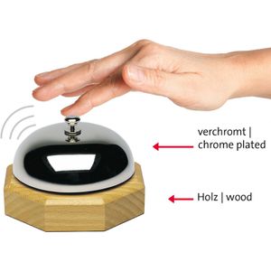 Produktbild für Tischglocke Westmark Apart, silber, 6 x 9cm (HxØ)