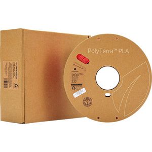 Produktbild für Filament Polymaker PolyTerra, PLA, rot