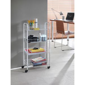 Produktbild für Nischenregal Metaltex Pisa, 340634014, mit Rollen