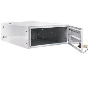 Produktbild für Briefkasten Rottner T03871 ELMMZ, weiß, aus Stahl