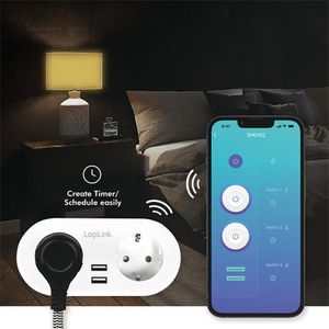 Produktbild für Smart-Steckdose LogiLink SH0102, für innen
