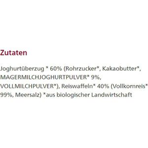 Produktbild für Reiswaffeln Alnatura aus Vollkornreis Joghurt, BIO