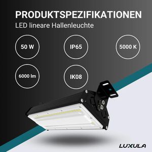 Produktbild für LED-Hallenstrahler Luxula LX500120, 50 Watt