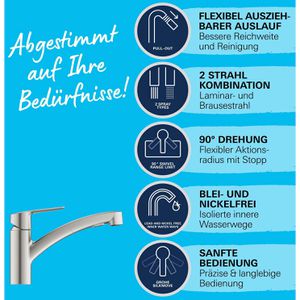 Produktbild für Küchenarmatur GROHE Start 30531DC1, supersteel