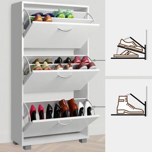 Produktbild für Schuhschrank CASARIA 107164, weiß