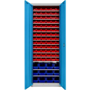 Magazinschrank ADB 42833, grau / blau