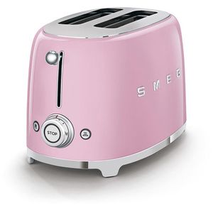 Smeg Toaster TSF01PKEU 50er 950 Böttcher pink Scheiben, Style, Retro cadillac Watt, AG 2 – Edelstahl