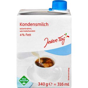Produktbild für Kondensmilch JedenTag Fettgehalt 4 %