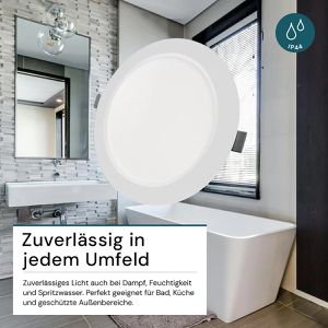 Produktbild für LED-Einbaustrahler Luxula LX300141, warm- bis kaltweiß