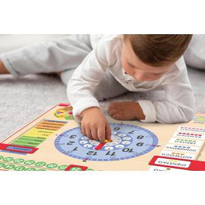 Produktbild für Lernspielzeug Goula 51309, Kalenderuhr Großformat