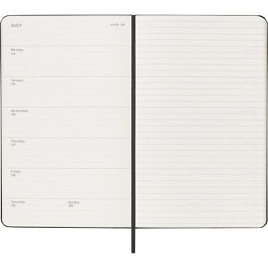 Produktbild für Buchkalender Moleskine Large, Jahr 2025 / 2026