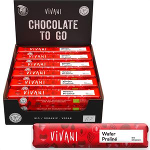 Schokoriegel Vivani Wafer Praline, BIO