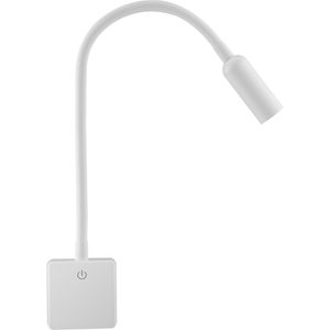 Steckdosenlampe EinLicht Punkt, weiß, fest verbaute LED