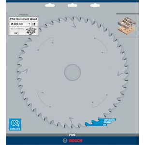 Produktbild für Kreissägeblatt Bosch PRO Construct Wood 2608640693