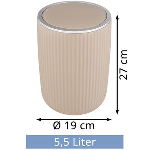 Produktbild für Mülleimer Wenko Agropoli L, beige